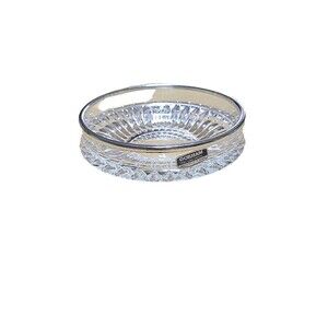 Gorham Full Lead Crystal Lyric Collection 6"Bowl w/Silverplated Rim West Germany